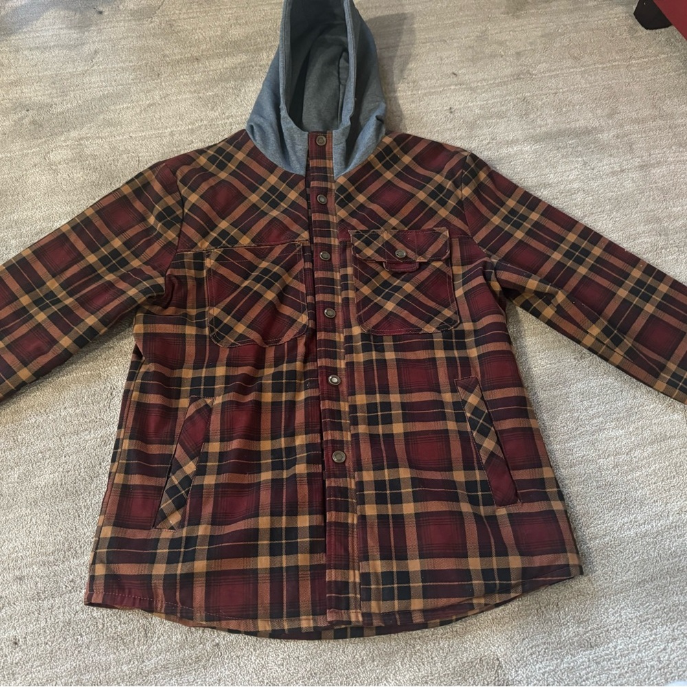 Comfy flannel jacket